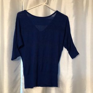 Royal blue top